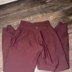 Old Navy Burgundy Track Pants